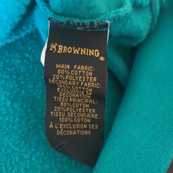 Browning Hooded Sweatshirt GUC XL - Picture 12 of 16